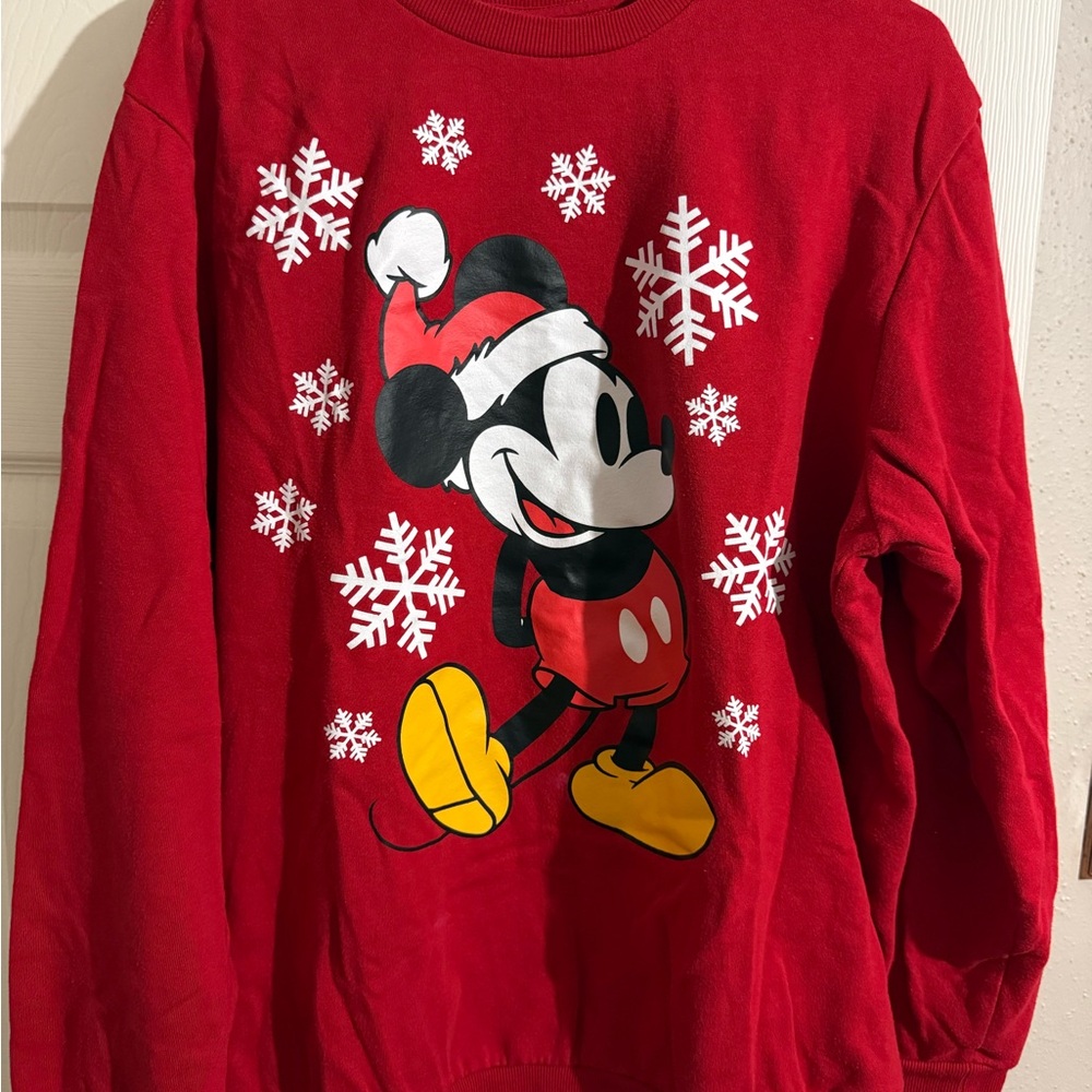 Disney Red Mickey Mouse Sweater